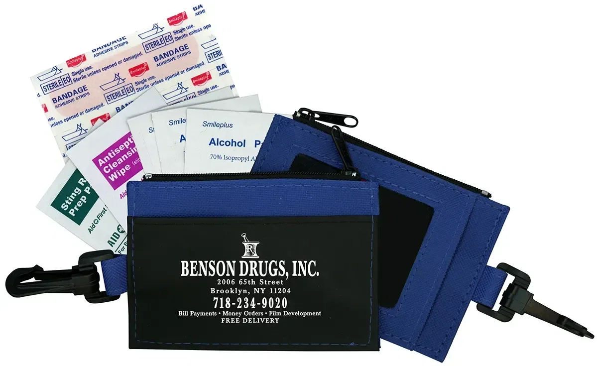 Branded Zip Clip ID Holder — view 3
