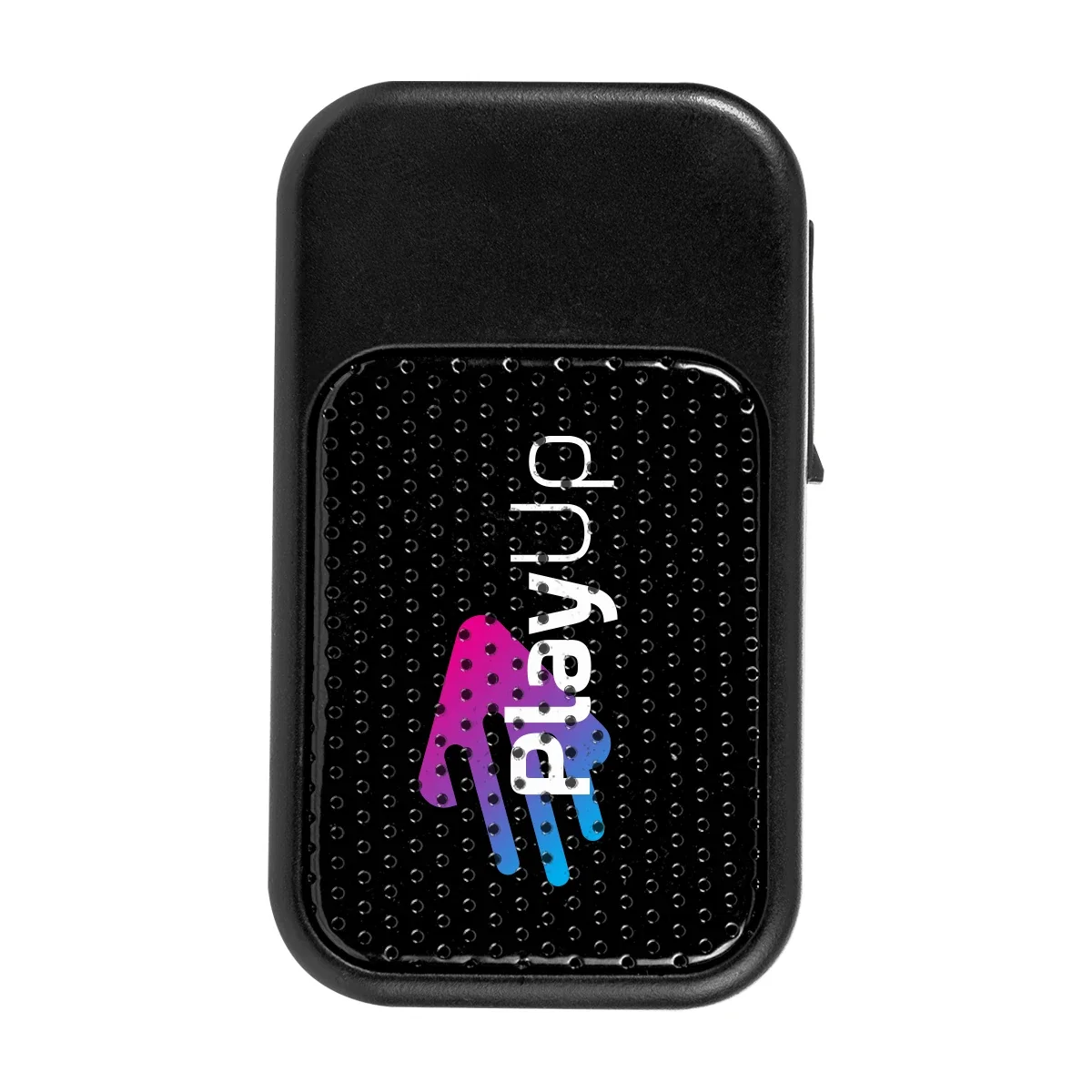 Compact body held between two fingers