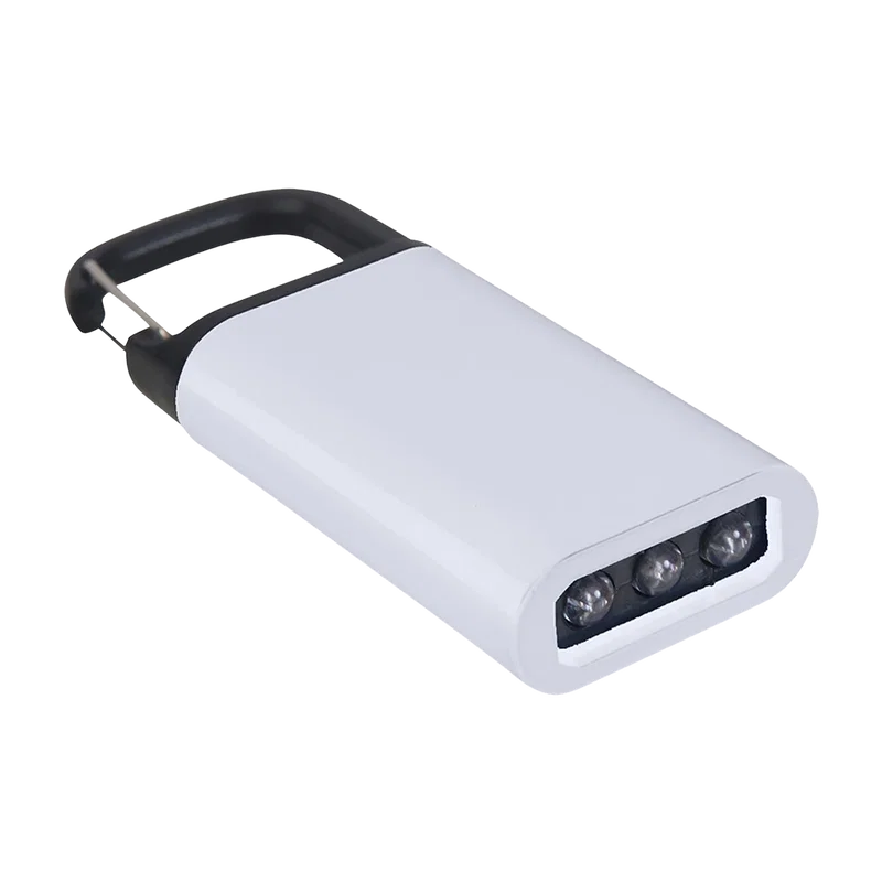 Clip On Pull-Apart Plastic Flashlight — view 5