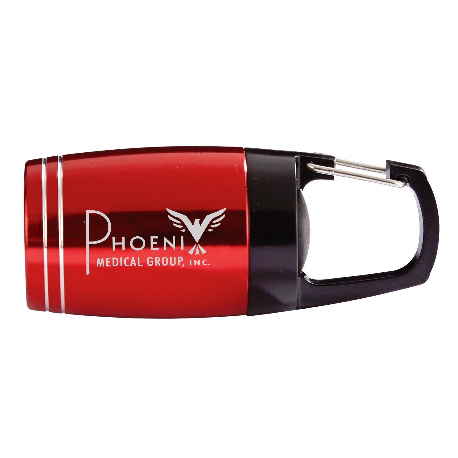 Clip On Stubby Flashlight — Red — view 2