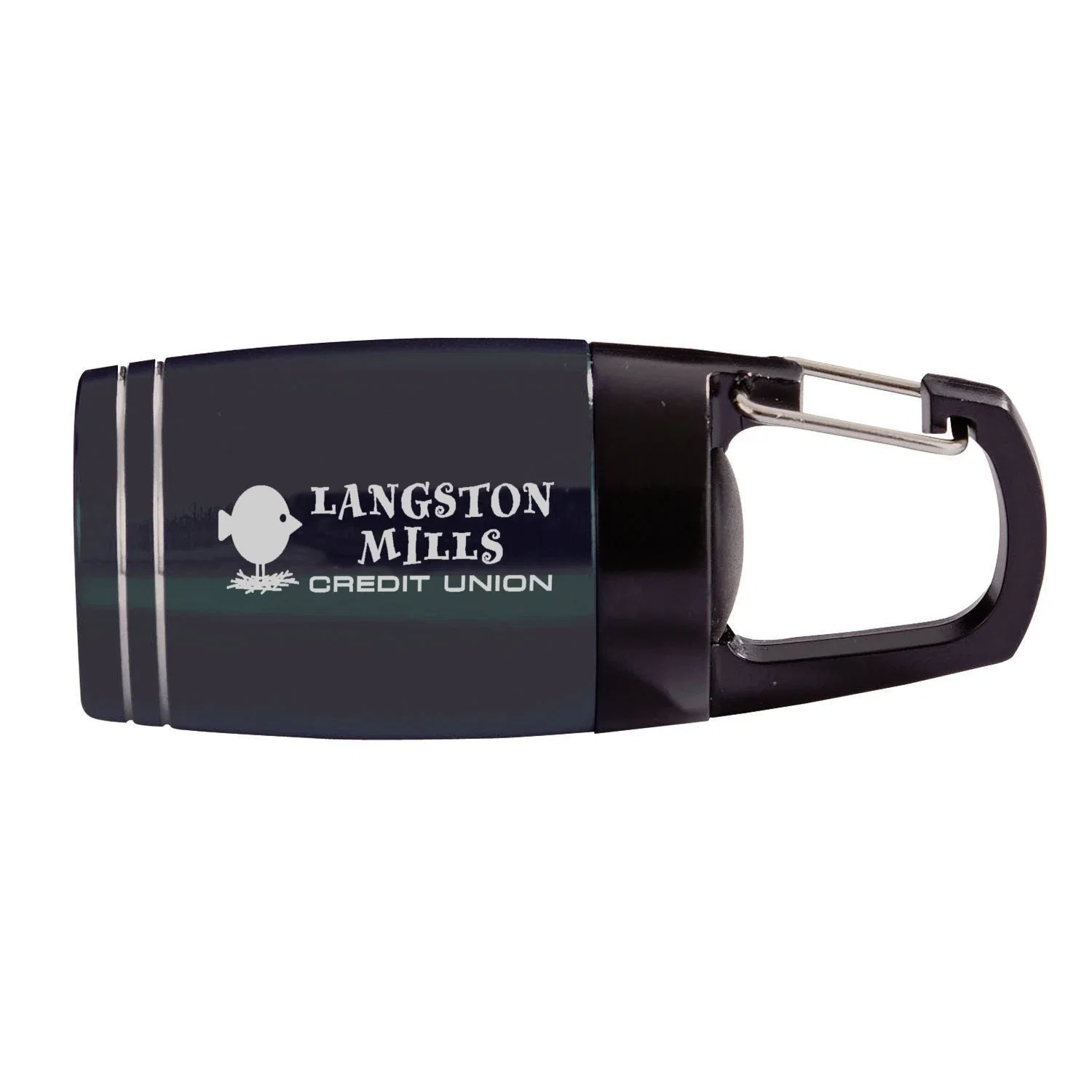 Clip On Stubby Flashlight — Black — view 3