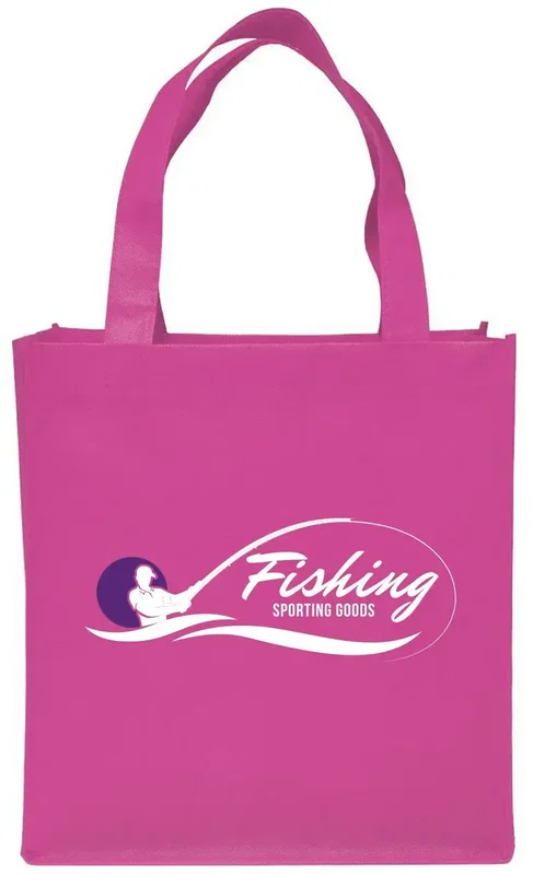 Custom Clipper Tote Bags - Personalized Non-woven Grocery Tote with Logo — view 15