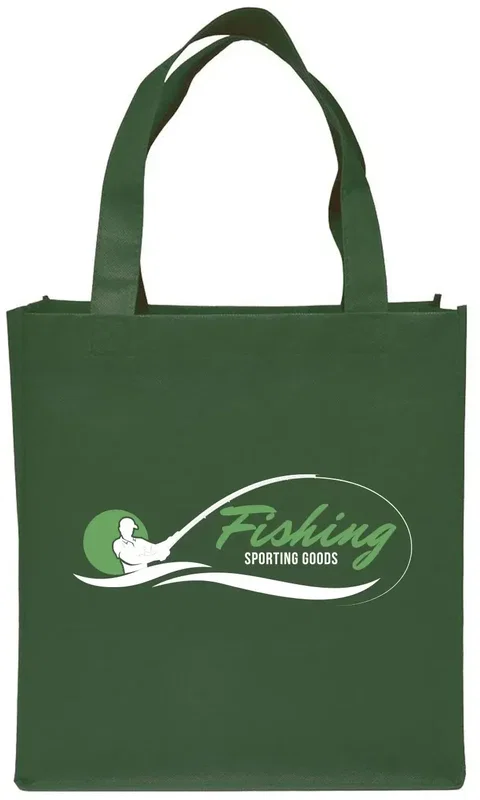 Custom Clipper Tote Bags - Personalized Non-woven Grocery Tote with Logo — view 6