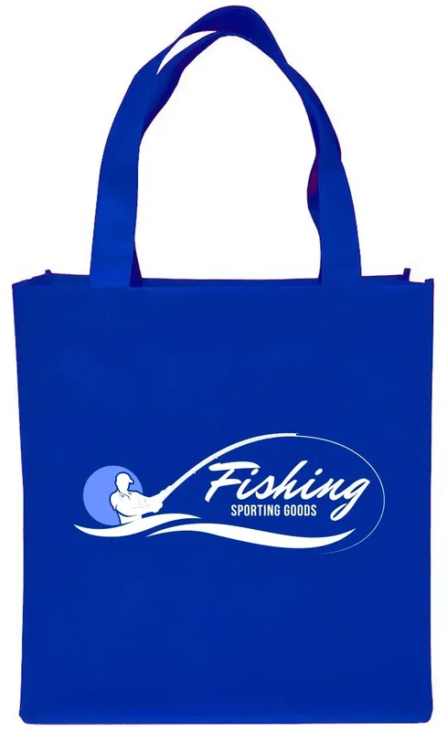 Custom Clipper Tote Bags - Personalized Non-woven Grocery Tote with Logo — view 7
