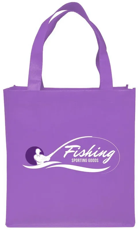 Custom Clipper Tote Bags - Personalized Non-woven Grocery Tote with Logo — view 9