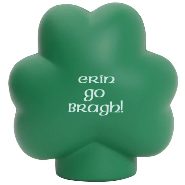 Four-leaf clover shaped stress reliever