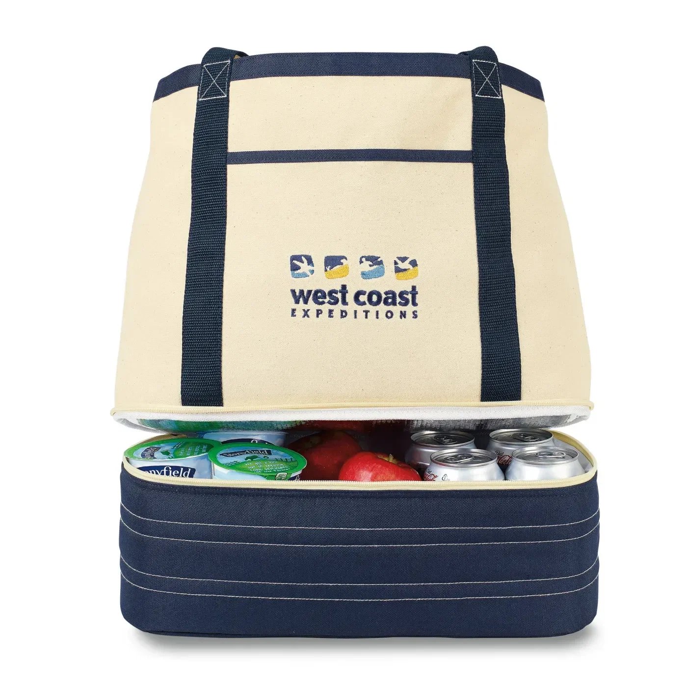Coastal Cotton Insulated Tote — view 2