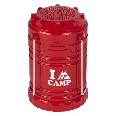 Maroon version closed to its compact height