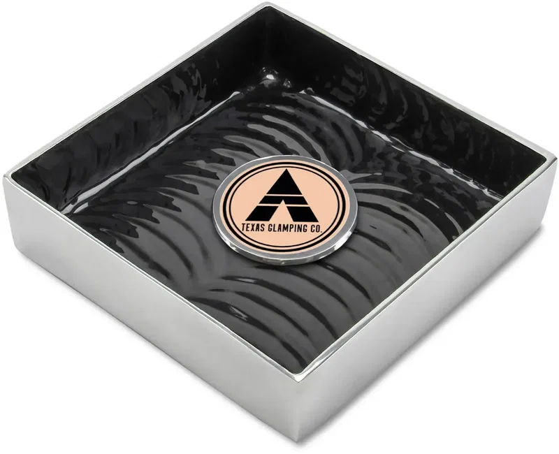 Custom Cocktail Napkin Holder Set — view 1