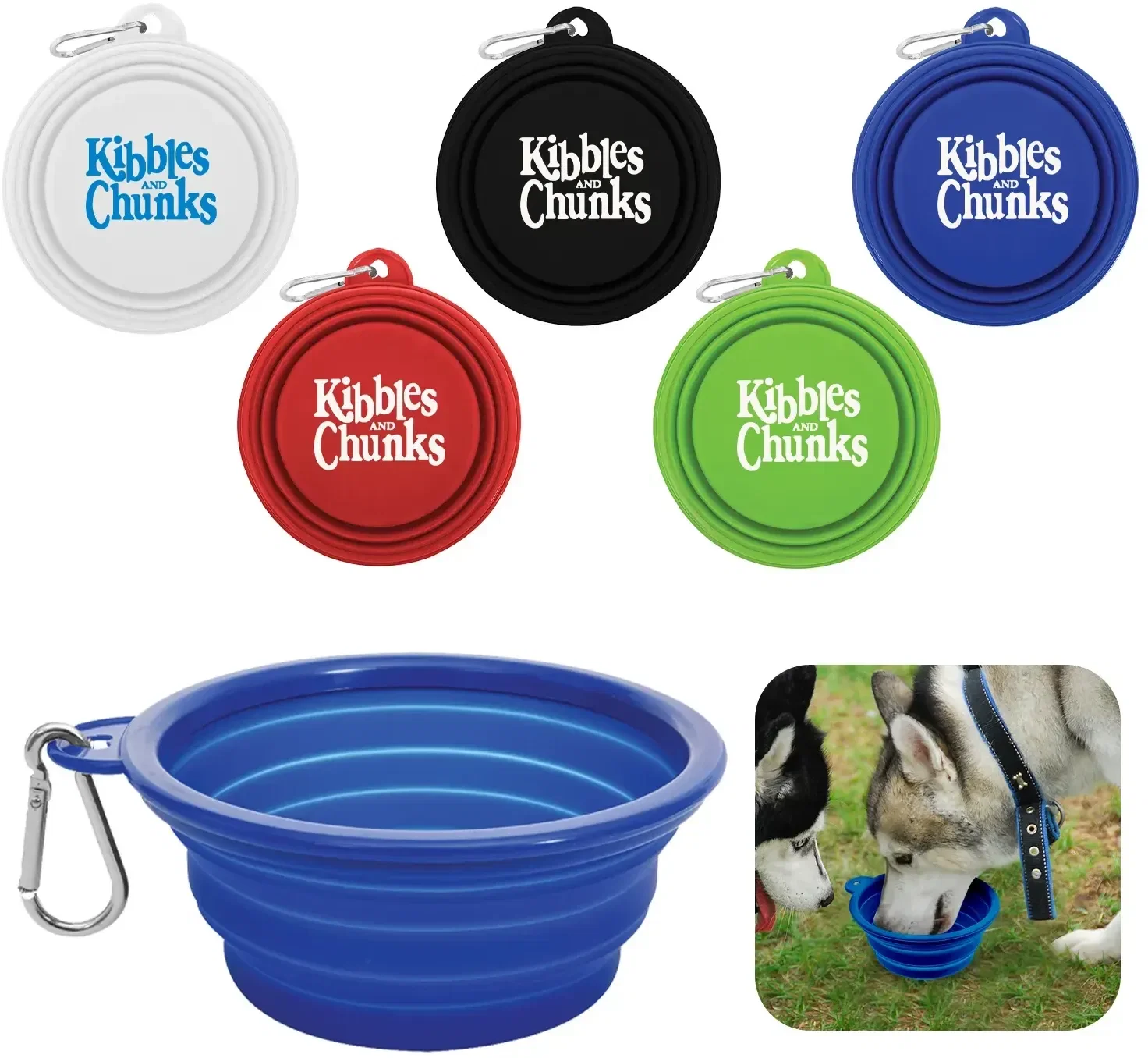 Personalized Collapsible Bowl (17oz) — view 3