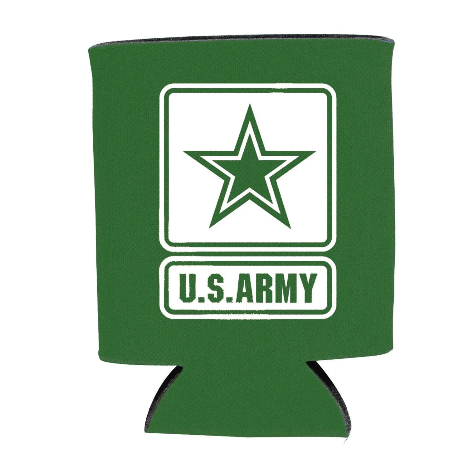 Collapsible Can Cooler — Dark Green