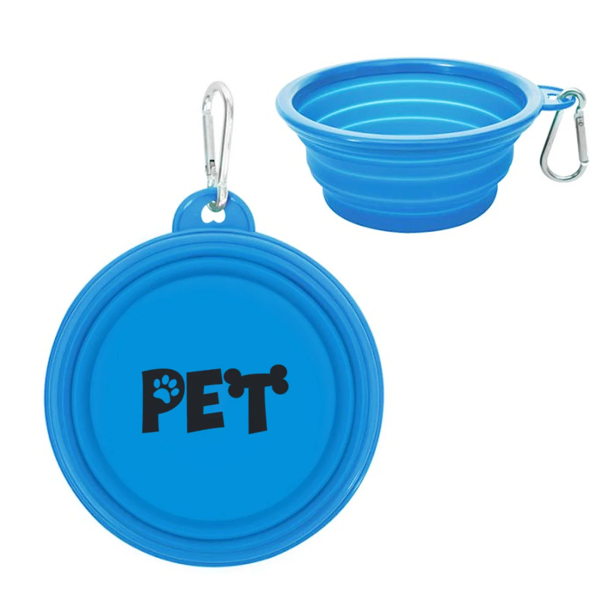 Collapsible Pet Bowl with Carabiner — view 3