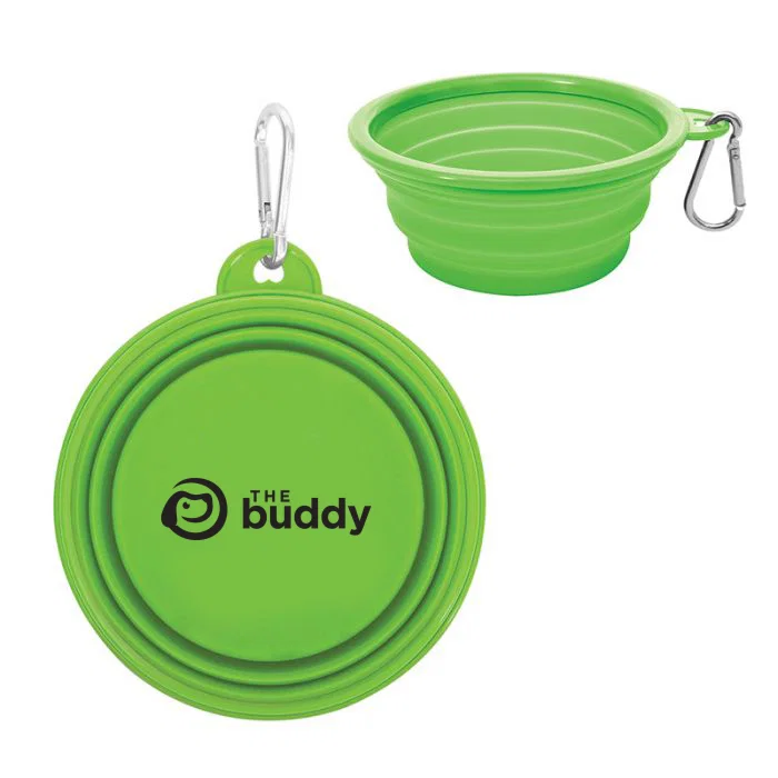 Collapsible Pet Bowl with Carabiner — view 4