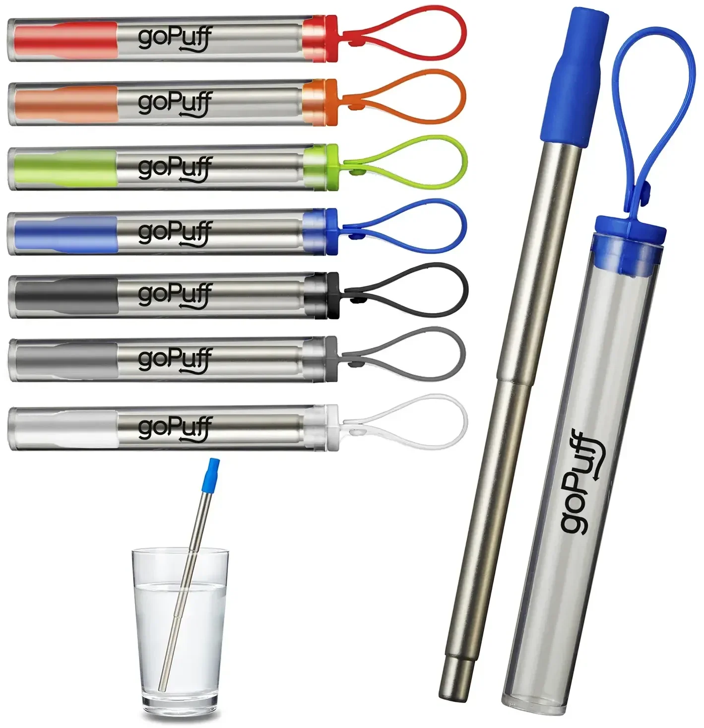 Personalized Collapsible Straw Set — view 4