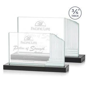 Starfire Crystal Roman Colosseum Award on Black Base