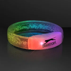 Color Change Bangle Bracelet, Light Bubbles