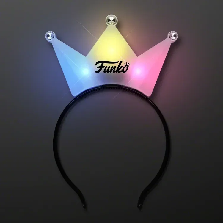 Color-Change Crown LED Tiara Headband — view 2