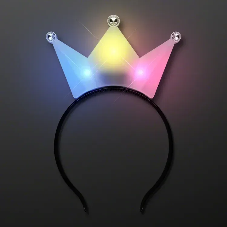 Color-Change Crown LED Tiara Headband — view 3