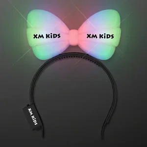 Color Change Light Up Bow Headband