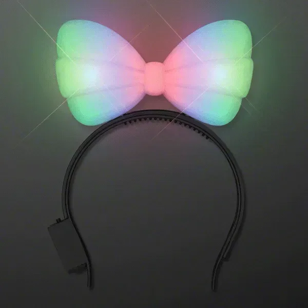 Color Change Light Up Bow Headband — view 2