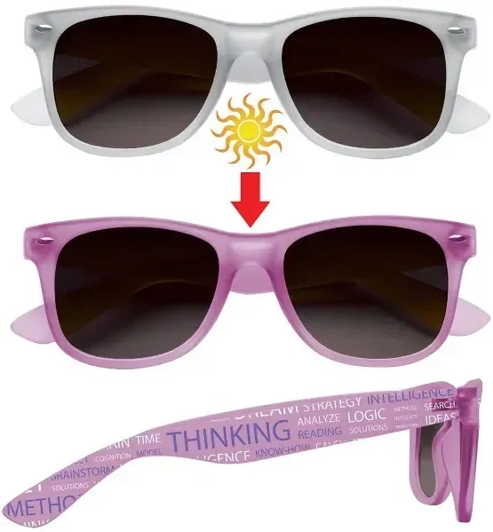Imprinted Color Change Sunglasses — view 2