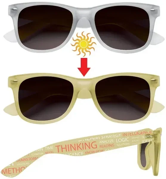 Imprinted Color Change Sunglasses — view 4