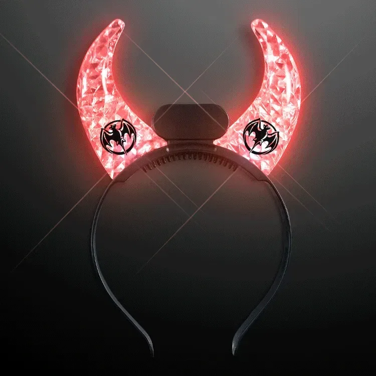 Color Changing LED Devil Horns — view 3