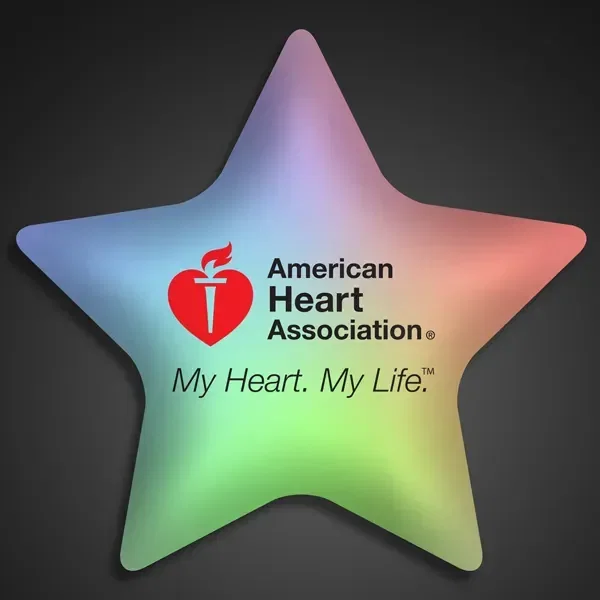 Color Changing Star Shaped Lapel Pin — view 2
