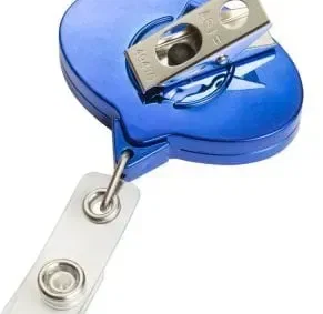 Personalized Color Chrome JUMBO Oval Badge Reel — view 3