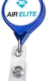 Custom Chrome JUMBO Round Badge Reel — view 5