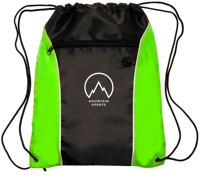 COLOR FLASH Drawstring Backpack — view 3
