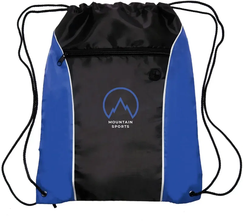 FLASHPACK Drawstring Backpack (2 Color Imprint) — view 3