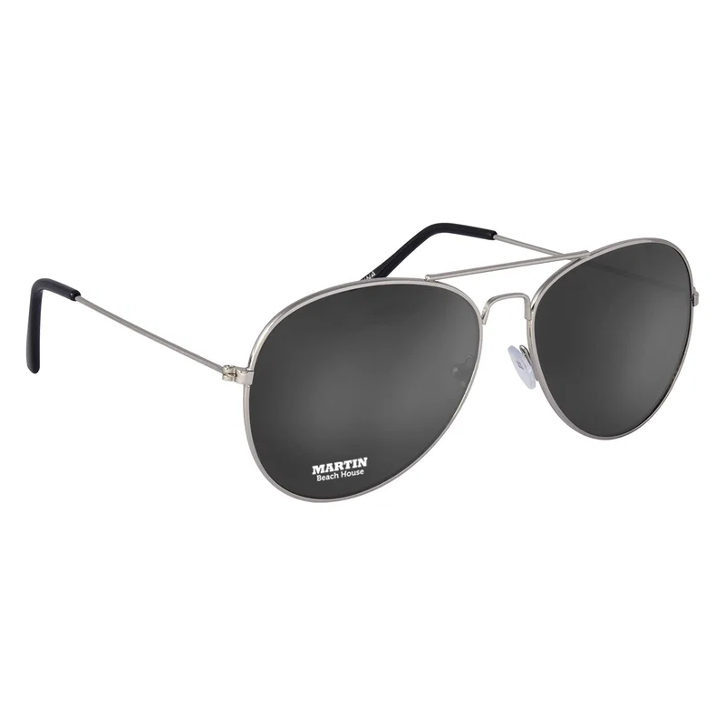 Color Mirrored Aviator Sunglasses — view 4