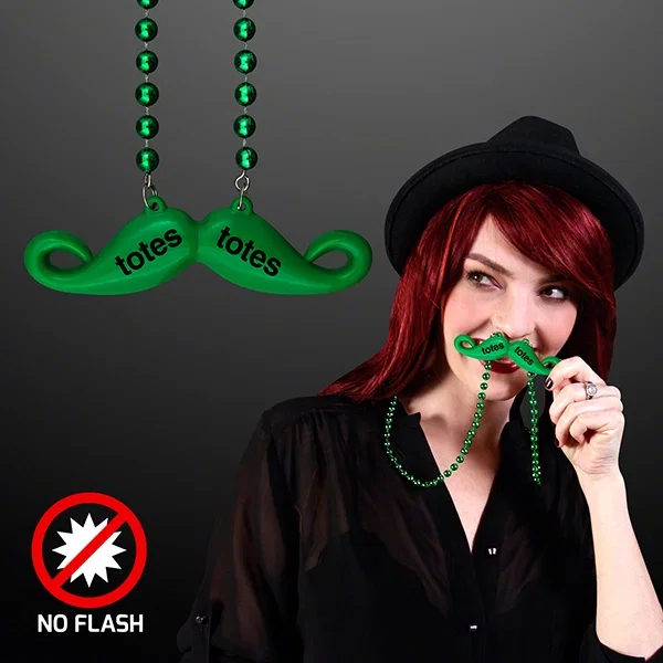 Color Mustache Beads (Non Light Up) — view 3