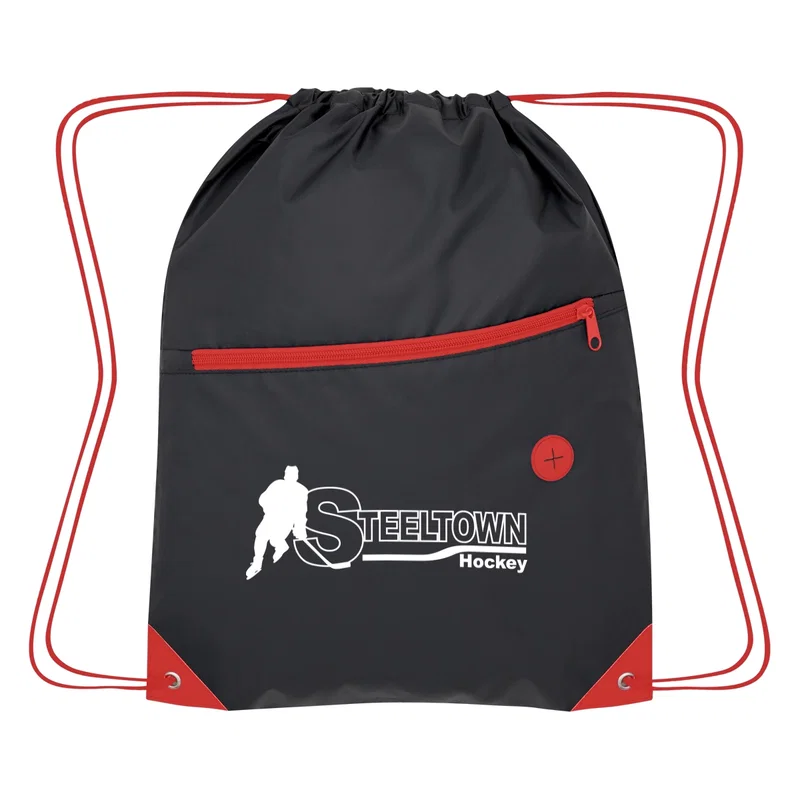 Custom Color Pop Drawstring Bag — view 5
