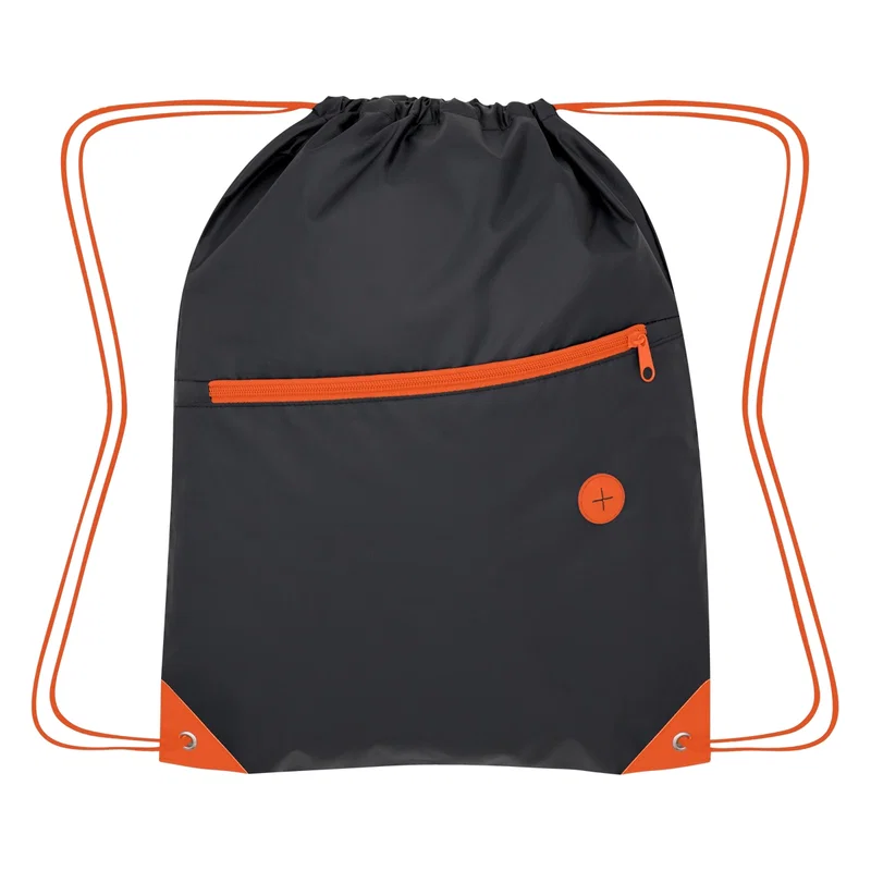 Custom Color Pop Drawstring Bag — view 8