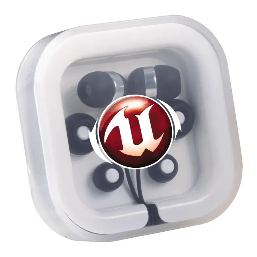 Custom Color Pop Earbuds with Case — view 5