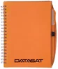 Color-Pro Spiral Unlined Notebook with Pen (5 3/4" x 7") in Translucent Orange