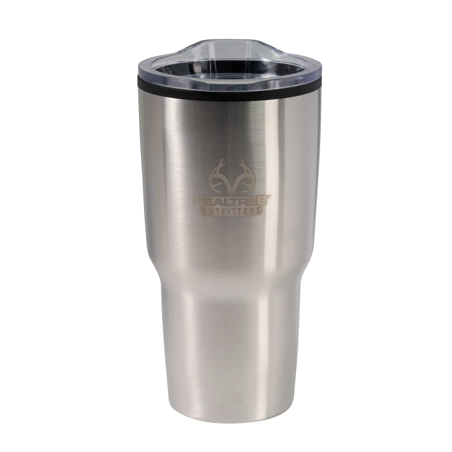 Color Splash 30 oz Stainless Steel Economy Tumbler — Silver / Black