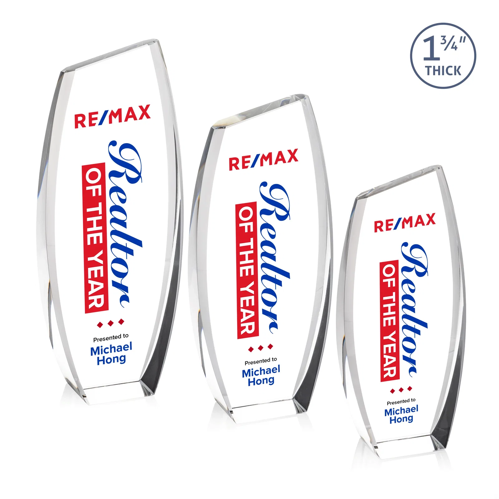 Custom Optical Crystal Award - Colorado, awards for company anniversary events