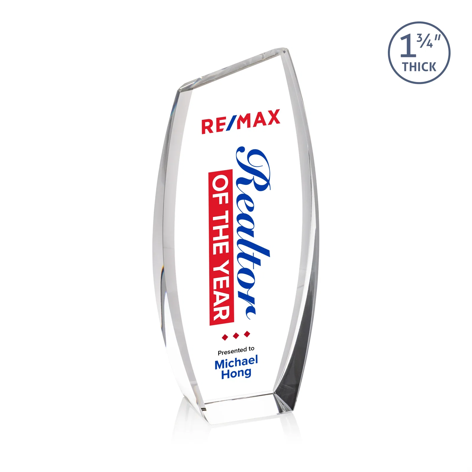 Personalized Optical Crystal Award - Colorado, awards for employee recognition
