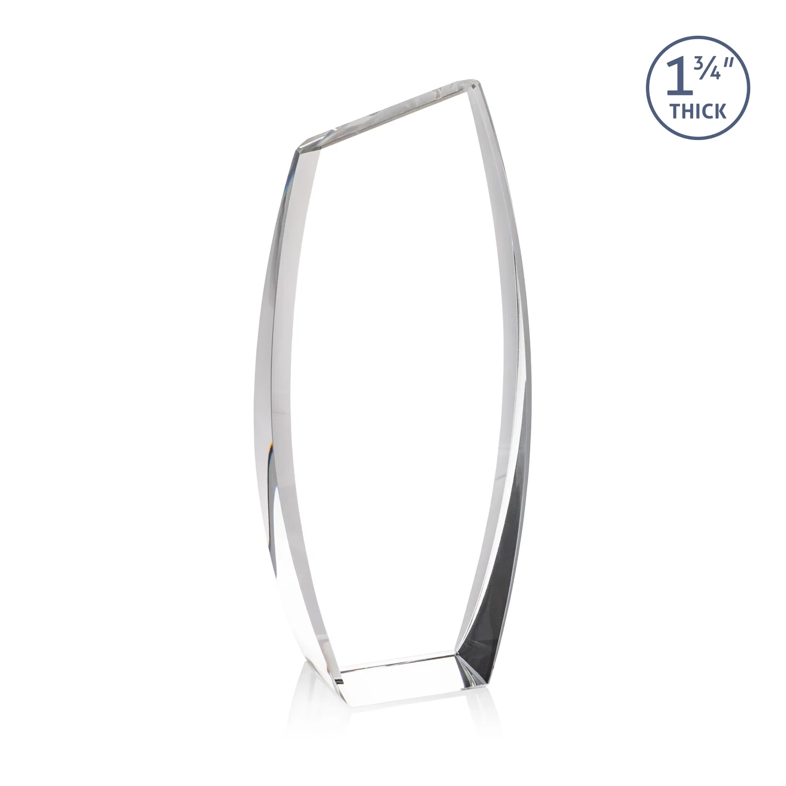Personalized Optical Crystal Award - Colorado, awards for volunteer appreciation