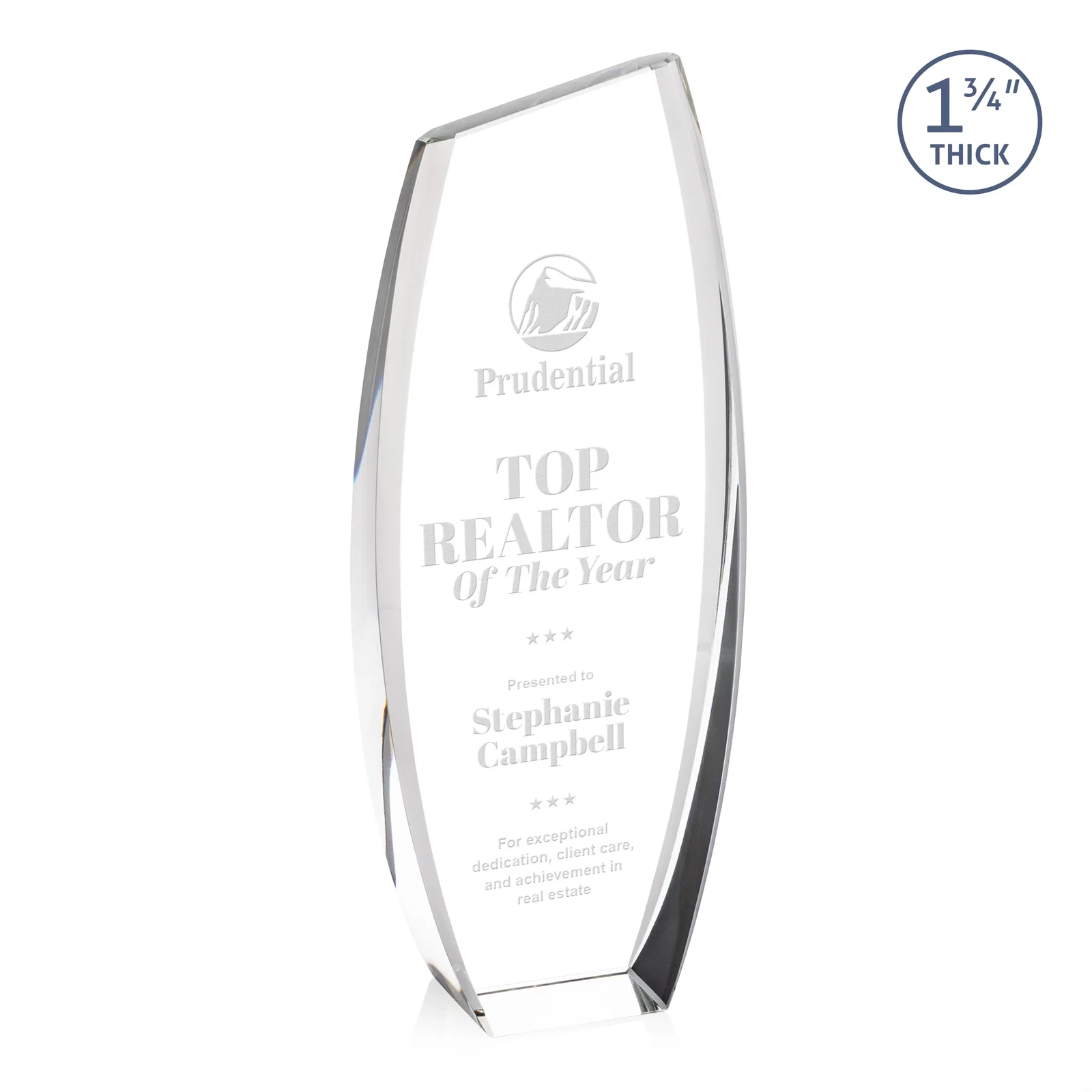 Custom Optical Crystal Award - Colorado, awards for sales achievement awards