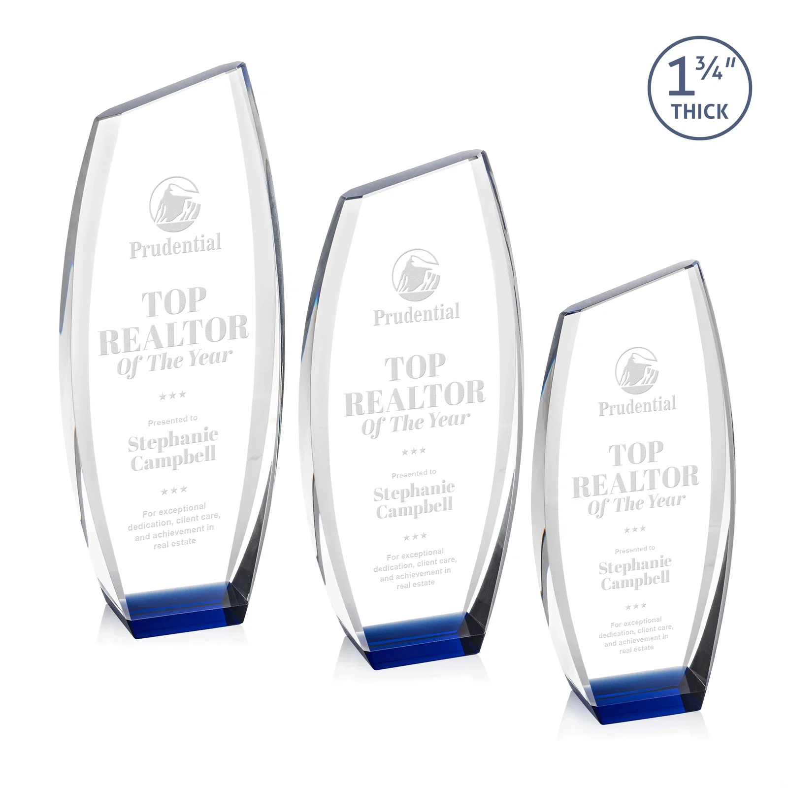Custom Optical Crystal Award - Colorado, awards for donor appreciation