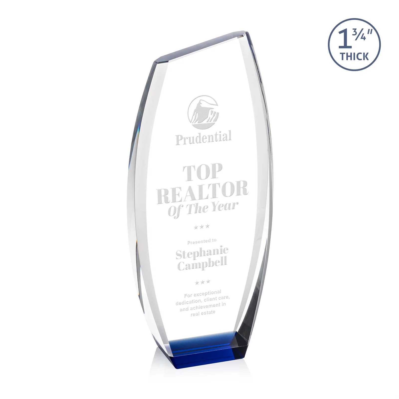Custom Optical Crystal Award - Colorado, awards for safety achievement programs