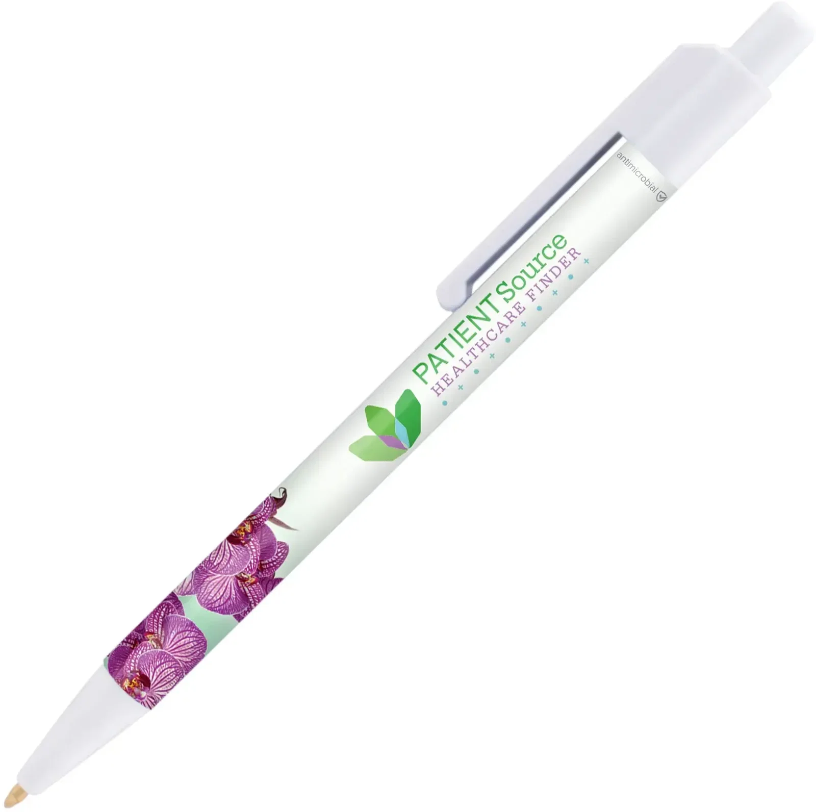 Antimicrobial Additive Click Pen (Black or Blue Ink) — view 2
