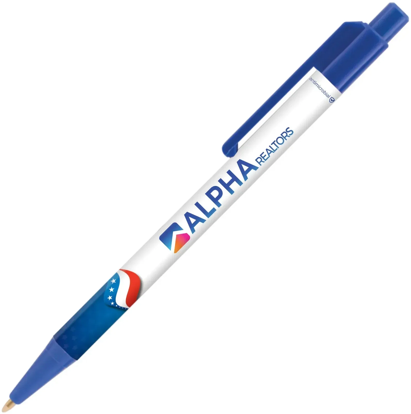 Antimicrobial Additive Click Pen (Black or Blue Ink) — view 4