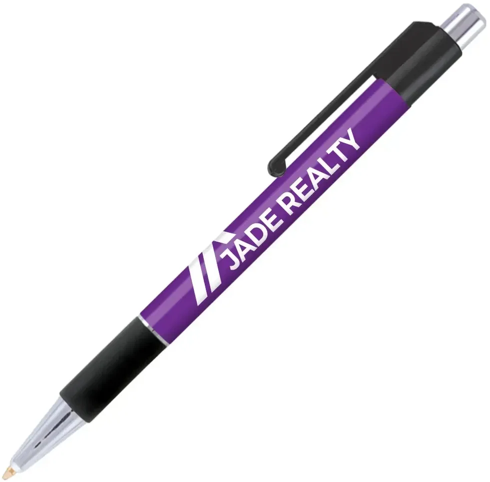 Personalized Colorama Grip Pen (Black or Blue Ink) — view 12