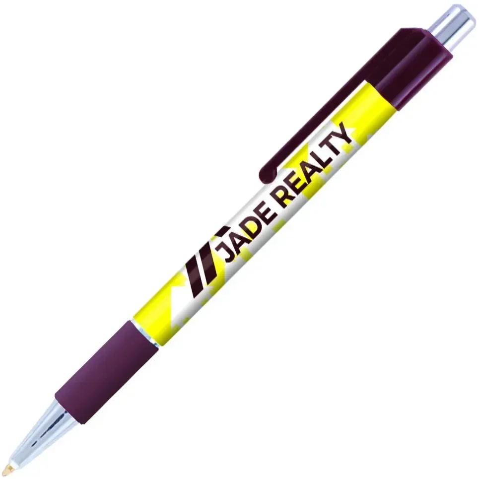Personalized Colorama Grip Pen (Black or Blue Ink) — view 24