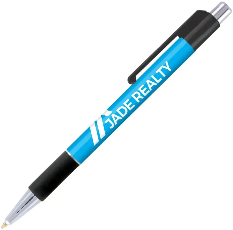 Personalized Colorama Grip Pen (Black or Blue Ink) — view 9